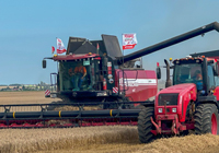 515,8 тонн зерна за смену: зерноуборочный комбайн GOMSELMASH GS2124 установил национальный рекорд