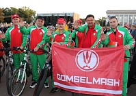 Команда холдинга «ГОМСЕЛЬМАШ» приняла участие в велопробеге 