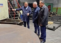 В ОАО «ГЗЛиН» побывали профсоюзные лидеры А. Неверов и А. Болошко