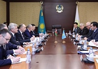 Белорусская делегация, возглавляемая министром, посетила Казахстан