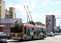 «Юбилейный» троллейбус курсирует по гомсельмашевскому микрорайону