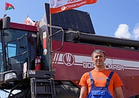 Рекорд Беларуси по намолоту: Павел Шутило установил рекорд на комбайне GOMSELMASH GS2124