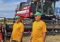 4000 тонн зерна на зерноуборочном комбайне GOMSELMASH GS2124