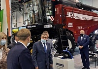 Зерноуборочный комбайн GS12A1 PROFI впервые представили в России