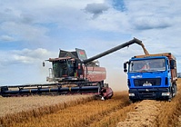 Новый рекорд за смену на зерноуборочном комбайне GOMSELMASH GS2124